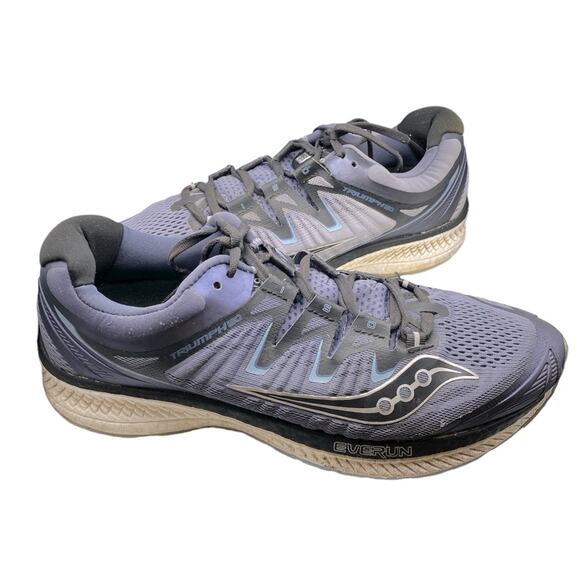 Saucony Everun Triumph Iso Fit Blue Men’s Shoes Size 9.5 - Picture 1 of 8
